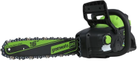 Цепная пила Greenworks GD60CS25K4 аккум. 2300Вт 3.40л.с. дл.шины:16" (40cm) 1аккум. 4Ач ЗУ (2008907UB)