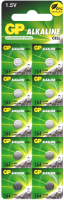 Батарея GP Alkaline 164FRA-2C10 250/5000 LR621 (10шт) блистер
