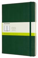 Блокнот Moleskine CLASSIC QP092K15 XLarge 190х250мм 192стр. нелинованный твердая обложка зеленый