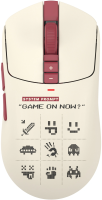 Мышь A4Tech Bloody R72 Ultra Duo белый/красный оптическая 20000dpi беспров. USB/USB-C 7but (R72 ULTRA DUO PIXELS RED)