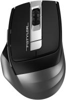 Мышь A4Tech Fstyler FB35S серый/черный оптическая 2000dpi беспров. BT/Radio USB для ноутбука 5but (FB35S USB SMOKY GREY)