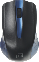 Мышь Оклик 485MW черный/синий оптическая 1200dpi беспров. USB для ноутбука 3but (997826)