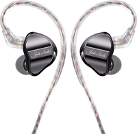 Гарнитура внутриканальные Fiio JD1 1.2м черный проводные в ушной раковине (80003491)