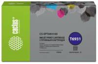 Картридж струйный Cactus CS-EPT693100 T6931 черный пигментный (350мл) для Epson SureColor SC-T3000/T3070/T3200/T5000/5200 с чипом