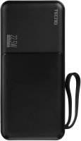 Мобильный аккумулятор Tecno OnGO L101Q 10000mAh QC3.0/PD3.0 22.5W 3A 2xUSB-A/USB-C черный