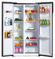 Холодильник Hyundai CS5003F 2-хкамерн. черная сталь инвертер