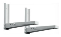 Кронштейн для СВЧ Holder MWS-2002 металлик макс.40кг настенный фиксированный