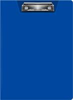 Папка клип-борд Бюрократ -PD602BLU A4 пластик 1.2мм синий с крышкой