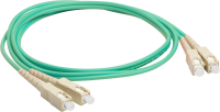 Патч-корд Lanmaster LAN-2SC-2SC/OM3-5.0 2x50/125 OM3 SC дуплекс-SC дуплекс 5м LSZH