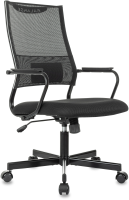 Кресло руководителя Бюрократ CH Balance черный Elastic-102 TW-11 сетка/ткань крестов. металл черный