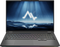 Ноутбук Maibenben X16E-R99558 Ryzen 9 9955HX 32Gb SSD2Tb NVIDIA GeForce RTX5080 16Gb 16" IPS QHD (2560x1600) Windows 11 Home black WiFi BT Cam 6450mAh (X16E-R99558NQSHBRE0)