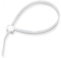 Стяжка эластомерная Hyperline GTR-200STC 200x4.8мм (упак:100шт) полиамид белый