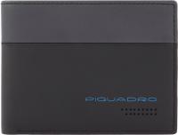 Кошелек мужской Piquadro Urban PU257UB00R/NGR черный/серый натур.кожа