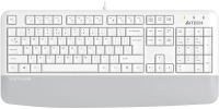 Клавиатура A4Tech Fstyler FK20 белый USB Multimedia (подставка для запястий) (FK20) кабель 1.5м