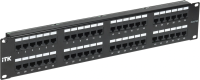 Патч-панель ITK PP48-2UC5EU-D05 19" 2U 48xRJ45 кат.5e UTP