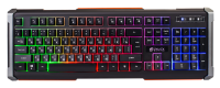 Клавиатура Оклик 710G BLACK DEATH черный/оранжевый USB Multimedia for gamer LED (476393) кабель 1.5м