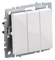 Выключатель IEK Brite ВС10-3-0-БрБ скрыт. 3кл. IP20 белый (BR-V30-0-10-K01)