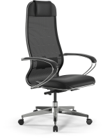 Кресло Метта ErgoLife Comfort черный сиденье черный сетка с подголов. крестов. металл хром