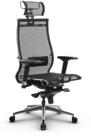 Кресло Метта Samurai S-3.051 MPES эко.кожа/сетка с подголов. крестов. металл хром