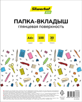 Папка-вкладыш Silwerhof Eco SE-F30G100 глянцевые A4+ полипропилен 30мкм (упак.:100шт)