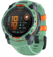 Смарт-часы Garmin Instinct 3 1.3" AMOLED корп.бирюзовый рем.бирюзовый (010-03020-01)