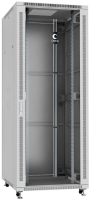 Шкаф коммутационный Cabeus (SH-05C-42U80/80) напольный 42U 800x800мм пер.дв.стекл металл 800кг серый 700мм 118.7кг 220град. 2055мм IP20 сталь