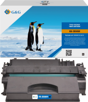 Картридж лазерный G&G GG-CE505X CE505X черный (6500стр.) для HP LaserJet P2055d/P2055dn/P2055x; LaserJet Pro 400 M401/M401a/M401n/M401d/M401dn/M401dne/M401dw/MFP M425/MFP M425dn/MFP M425dw с чипом Canon i-SENSYS LBP6300dn/6310dn/6650dn/6670dn/6680x/MF5840