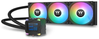 Система водяного охлаждения Thermaltake LA360-S ARGB Soc-AM5/AM4/1200/1700/1851 черный 4-pin 38.35dB Al LCD 360W Ret (CL-W462-PL12SW-A)