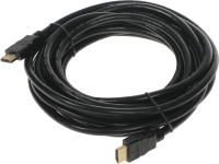 Кабель аудио-видео Buro HDMI 2.0 HDMI (m)/HDMI (m) 5м. позолоч.конт. черный (BHP HDMI 2.0-5)