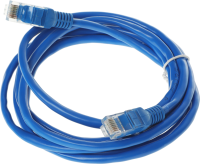 Патч-корд Premier PP12-2M/B 1000Гбит/с UTP 4 пары cat.5E CCA molded 2м синий RJ-45 (m)-RJ-45 (m)