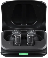 Гарнитура внутриканальные Audio-Technica ATH-TWX7 черный беспроводные bluetooth в ушной раковине (ATH-TWX7BK)