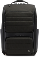 Рюкзак мужской Piquadro Oberon CA7279W150/N черный нейлон/натур.кожа