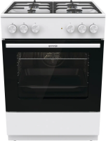 Плита Комбинированная Gorenje GK6A40WFFM белый (без крышки) реш.чугун