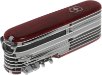 Нож перочинный Victorinox CyberTool L (1.7775.T) 91мм 39функц. красный полупрозрачный карт.коробка