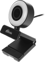 Камера Web Ritmix RVC-250 черный 5Mpix (2592x1944) USB2.0 с микрофоном