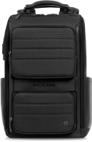 Рюкзак мужской Piquadro Oberon CA7278W150/N черный нейлон/натур.кожа