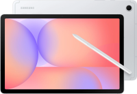 Планшет Samsung Galaxy Tab S10 Lite BSM-X406B 1380 (2.4) 8C RAM6Gb ROM128Gb 10.9" TFT 2112x1320 5G Android 15 серебристый 8Mpix 5Mpix BT WiFi microSD 2Tb 8000mAh