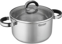 Кастрюля Rondell Brando RDS-1804 3.1л. d=20см (с крышкой) стальной