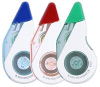 Лента коррект. Deli EH368 8мх5мм ассорти корпус белый блистер