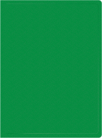 Папка с 40 прозр.вклад. Silwerhof Eco SE-V40GRN A4 пластик 0.5мм зеленый