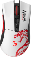 Мышь A4Tech Bloody R90 Plus Naraka белый/рисунок оптическая 5000dpi беспров. USB 7but
