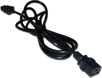 Шнур питания Lanmaster LAN-PP19/20-0.5-BK C19-C20 проводник.:3x1.5мм2 0.5м 250В 16А черный