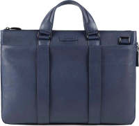 Деловая сумка Piquadro Modus Special CA4021MOS/BLU с отделением для ноутбука 15.6" синяя натур.кожа