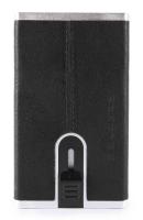 Чехол для кредитных карт Piquadro Black Square PP4825B3R/N черный натур.кожа