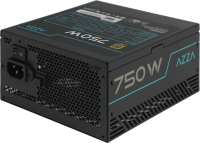 Блок питания Azza ATX 750W PSAZ-750G 80+ gold (20+4pin) APFC 120mm fan 6xSATA Cab Manag RTL