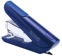 Степлер Kw-Trio 0556A-BLU Half strip Air touch 24/6 24/8 26/6 26/8 (40листов) синий 100скоб пластик коробка
