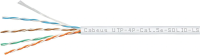 Кабель информационный Cabeus UTP-4P-CAT.5E-SOLID-LSZH-WH кат.5E U/UTP 4 пары 5AWG LSZH внутренний 305м белый