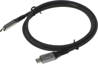 Кабель Premier 100W/4K 60HZ/20GBS USB Type-C (m)-USB Type-C (m) 1м черный