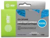 Картридж струйный Cactus CS-C2P24AE №935XL голубой (14.6мл) для HP OJ Pro 6230/6830 с чипом