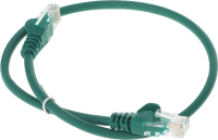 Патч-корд Lanmaster LAN-PC45/U5E-0.5-GN UTP RJ-45 вил.-вилка RJ-45 кат.5E 0.5м зеленый LSZH (уп.:1шт)